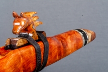 Redwood Burl Native American Flute, Minor, Mid G-4, #N2L (4)